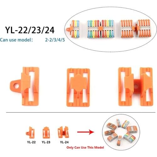 10/30/50PCS Wire Connector Mount Fixing Accessories Quick Cable locking Splice Conductor Terminal Block Connectors Joints