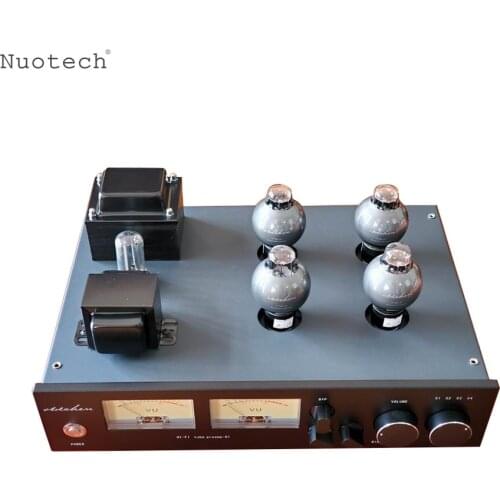 Nuotech C1 UV Meter Preamp Tube Preamp Fever HIFI Pre Amplifier with Treble and Bass Adjustment
