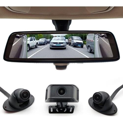 1080P Dash Cam 10 inch Stream Media Car Video Camera DVR driving recorder Rearview Mirror,Waterproof night vision Front 4camera