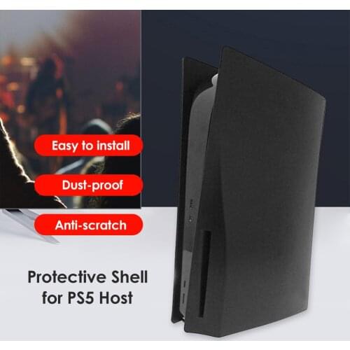 Gaming Console Host Faceplate Cover for PS5 Disk Edition Skin Protective Case Skin Shell Case Cover Replacement Plate