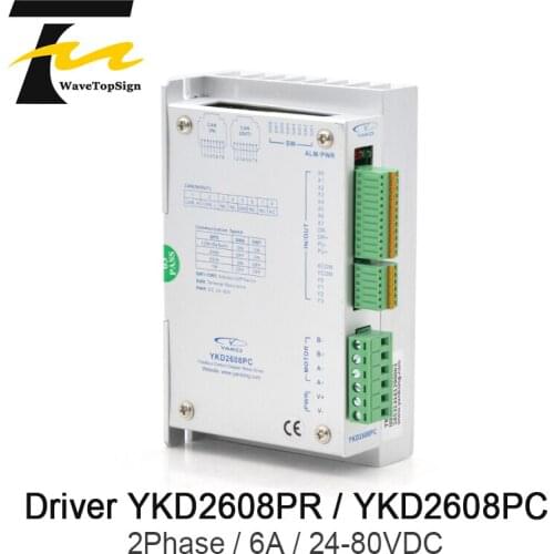 2 Phase Bus Type Digital Stepper Motor Driver YKD2608PR YKD2608PC Input DC24V-80V Match Motor 86Serial RS-485 Interface