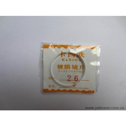 26mm New flat glass watch crystal diameter 26 mm Thick 3.0mm