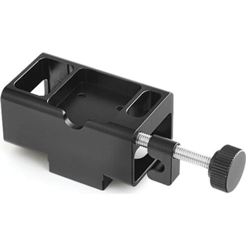 Aluminum Alloy Microphone Adapter 1/4 External Audio Adapter Protective Frame for Gopro Hero 5/6/7/8/9 Action Camera