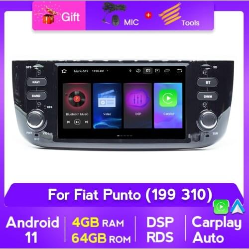 PX5 Android 11 car Audio Navigation Multimedia dvd radio tape recorder WIFI CarPlay AUTO RDS For Fiat/Linea/Punto evo 2012-2015