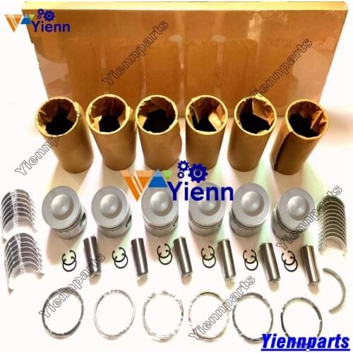 For Mitsubishi S6K S6KT Overhaul Rebuild Kit For Mitsubishi S6K Caterpillar E320 320C Diesel Engine Rebuild Parts