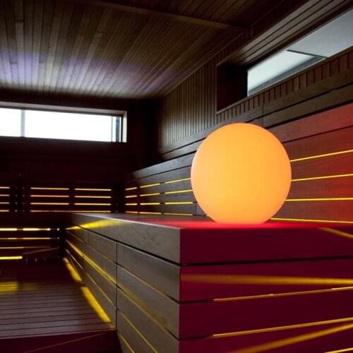 Rechargeable LED Ball Night Lights Remote Control Children Kids Bedroom Table Desk Lamps Wedding Party Home Garden Decoration