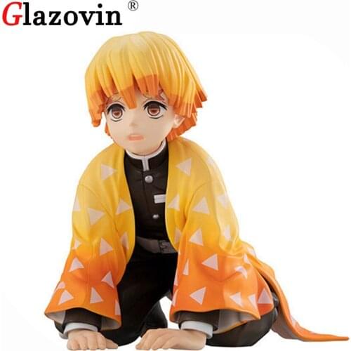 Glazovin Original BP MegaHouse Japanese Anime Demon Slayer Agatsuma Zenitsu Cartoon Action Figure Decoration Figurine PVC Toys