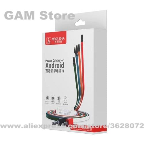Qianli Mega-Idea Power On Cable For Android Phones FPC DC Power Supply Cable For Huawei/Xiaomi/OPPO/VIVO/Samsung Power Test Line