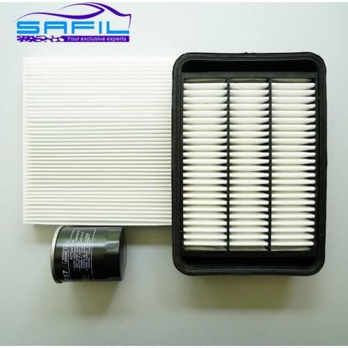 Set filters for Mitsubishi Lancer-ex OUTLANDER EX air filter+ cabin air filter + oil filter oem:1500A023 27277-4M400 MD135737