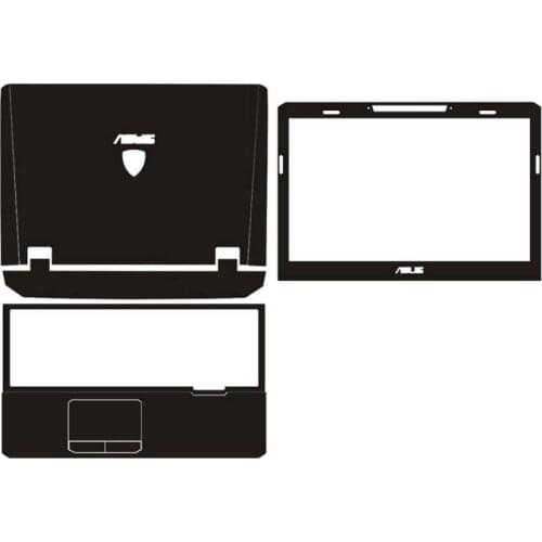 KH Laptop Sticker Skin Decals Cover Protector Guard for ASUS G55