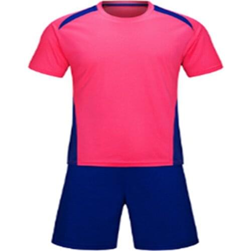 New 2021 Football Jerseys and Shorts Kits For Adult Kid Boys Girls Custom Soccer Uniforms Football Training Tracksuit Breathable