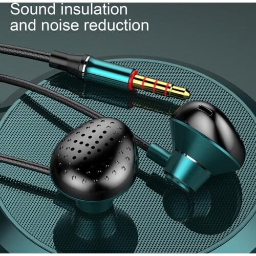 2021 Newest HOT SALE! T3 Universal Earphone HD Calls Heavy Bass 3.5mm/Type-C Wired Control Sport Headset with Mic for Smartphone