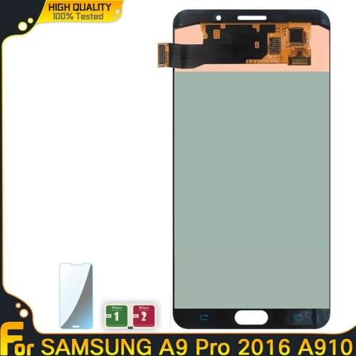 OLED A9 Lcd Screen For SAMSUNG GALAXY A9 Pro LCD 2016 A910 A9100 A910F/DS Display Touch Screen Digitizer Replacement Parts