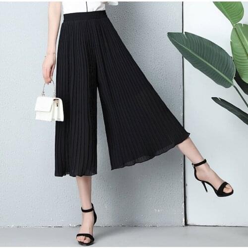 QEWSDRFG Women's Wide Trousers