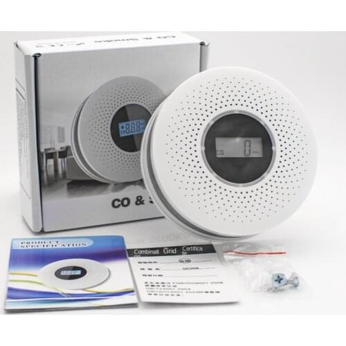 Carbon monoxide & smoke alarm CO&smoke two-in-one composite alarm