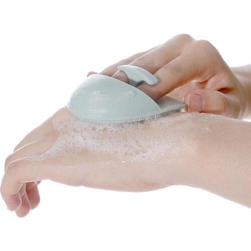 Silicone Face Cleansing Brush, Silicone Face Scrubber Lip Exfoliating Brush for Sensitive Delicate Skin Mini Exfoliator