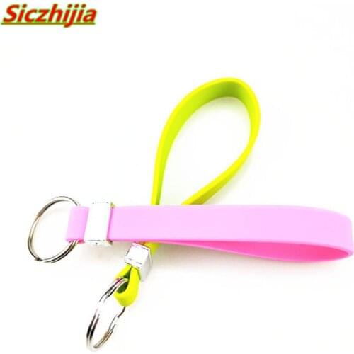 Hot silicone hand strap fashion keychain for Volkswagen vw POLO Tiguan Passat Golf EOS Scirocco Jetta Bora Lavida Touareg