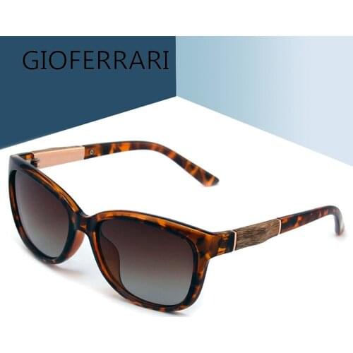 GIOFERRARI Polarized Sunglasses Mens Retro Retro Sunglasses Anti-UV Fishing Glasses Metallic Patch Sunglasses