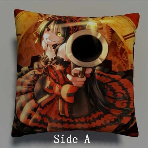 Date a Live Anime Manga Two Sides Pillow Cushion Case Cover Cosplay Gift New 726