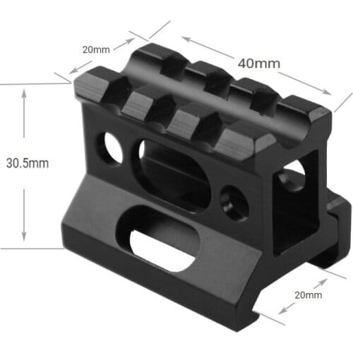Tactical rail mount scope rise mount Red dot Sight Mount Fits 20mm Picatinny Rail Hunting Accessories