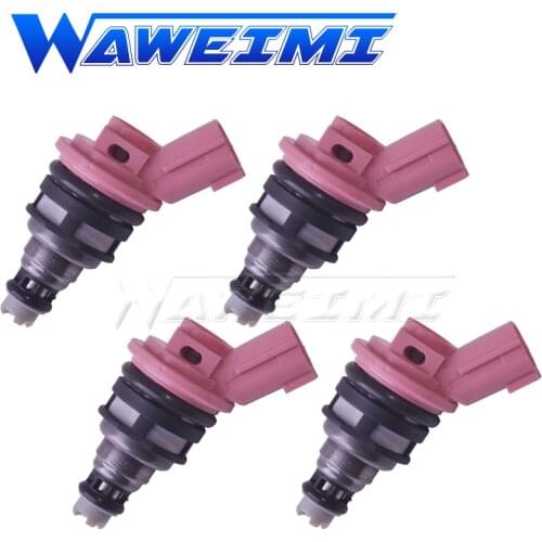 WAWEIMI 4 PCS OEM 16600-57Y01 Fuel Injector Nozzle High Performance For Nissan 200SX NX Sentra 1.6L L4 1991-1999 1660057Y01 New