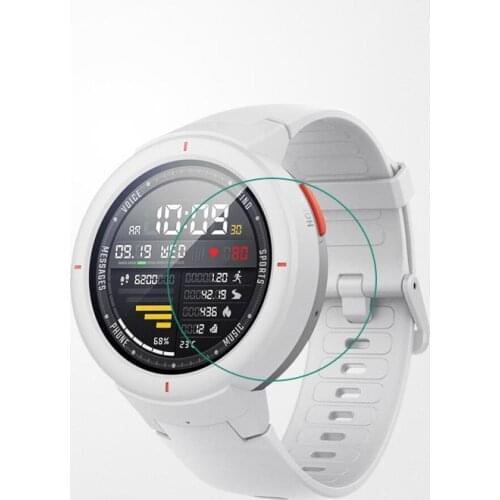 Tempered Glass Screen Protector Cover Clear Protective Film Guard For Xiaomi Huami AMAZFIT Verge 3 /Verge Lite Sport Smart Watch