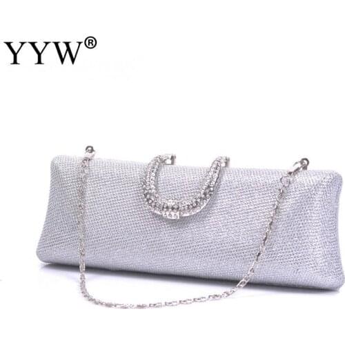 Women Clutch Elegant Long Wallet Clutches Purse For Wedding Red Rhinestone Evening Party Prom Luxury Handbag And Purse 2020