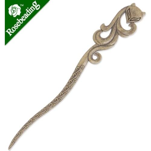 24x157mm Antique Bronze Hair Stick,Metal Hair Stick, Hair Accessories,Hair Sticks Hairpin,10PCS/lot-C3888