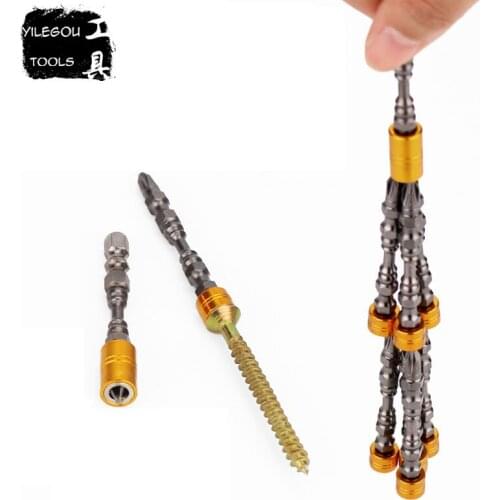 5 Pieces Magnetic Screwdriver Bit Plasterboard Drywall Screwdriver Bits Ph2 Phillips Screw Driver Bit 1/4" Hex Shank Depth Stop