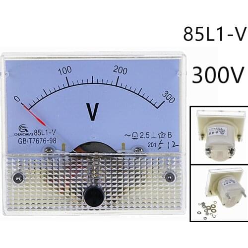AC Analog Meter Panel 300V Volt meter Ammeters 85L1 0-300V Gauge