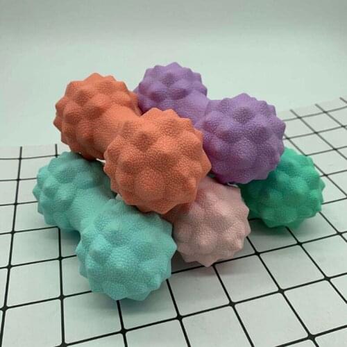 Peanut Massage Ball Spiky Trigger Point Relief Muscle Pain Stress Peanut Ball Therapy Health Care Gym Muscle Relex Apparatus