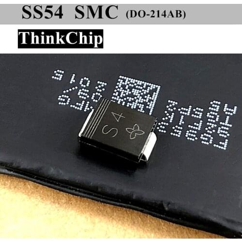 Free shipping 50 PCS / lot SS54 SMC (DO-214A) BSchottky diode 5A 40V