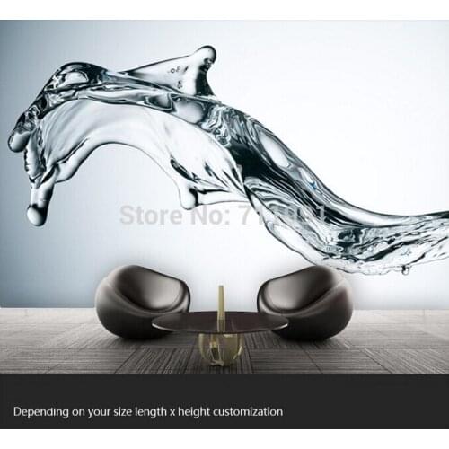 Free shipping custom of modern living room sofa 3D murals bedroom office the television background wall paper drops
