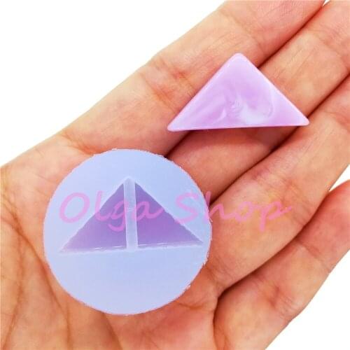 BYL369 Fancy Earrings Silicone Mold for Resin Art Jewelry Necklace Ring Pendant Making Fondant Decorating Clay 28.4mm x 20.4mm