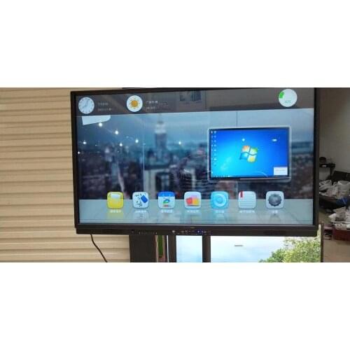 55 65 75 85 inch digital tablet + teaching whiteboard + 4K wifi Lcd touch screen display + smart led television TV