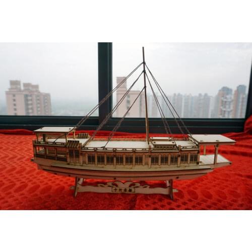 Wooden ship models kits china sail boat song dynasty yacht ancient ship model Free shipping