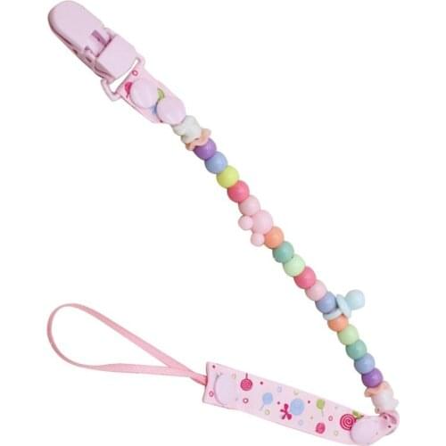 Baby Pacifier Rope Clips Pacifier Chain Appease Nipple Anti-lost Chain Dummy Clip Baby Soother Nipple Holder For Baby Kids