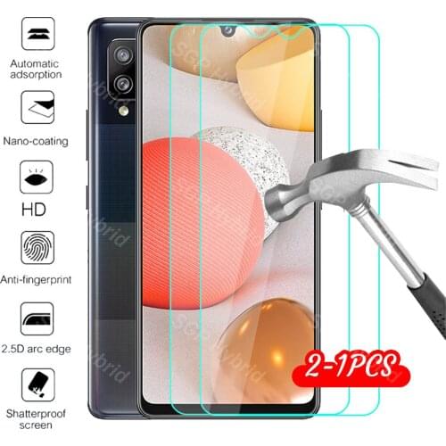 For samsung a42 tempered glass for samsung galaxy a42 a 42 2020 screen protector protective glas sumsun sansung film