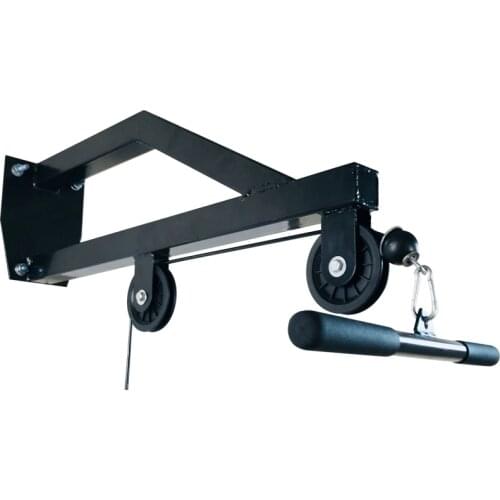 Home Gym Wall-mounted Cable Machine Attachments Workout Triceps Biceps Pulley System Fitness Pull Down Rope Equipment F1095
