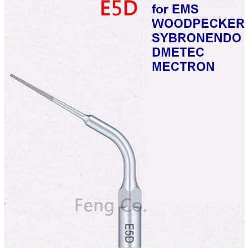 E5D Ultrasonic Scaler Tips Endo Perio Dental Scaling Fit EMS Woodpecker Handpiece Dentistry Instrument