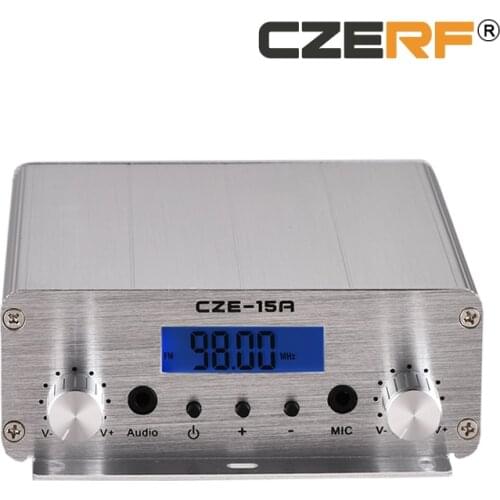 CZE-15A 15W FM stereo PLL broadcast transmitter broadcast radio station