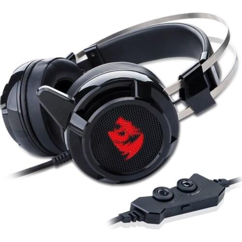Redragon H301 SIREN2 7.1 USB Game Headphone Surround Stereo Vibration Noise Canceling Gaming Headset Microphone For PC Gamer