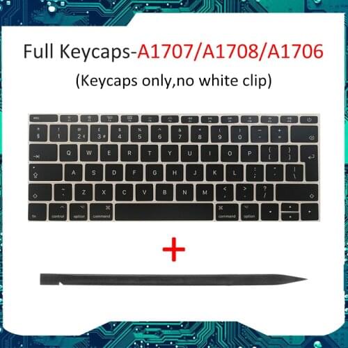 US UK keyboard keycaps keys for macbook RENINA a1708 a1706 a1707 AIR A1534 2017 keyboard keycaps keys