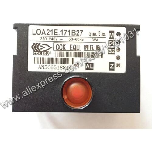 Oil burner control box CCK EQU LOA21E.171B27 burner controller back check
