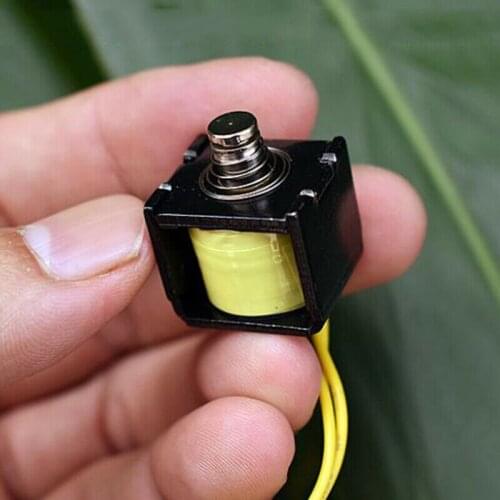 Micro Mini Solenoid Coil Electromagnet Spring Push Pull Suction Type electric solenoid DC 12V-24V
