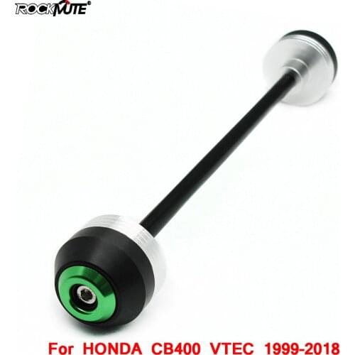 Motorcycle Circle Decoration POM Wheel Protector For HONDA CB400 VTEC 1999-2018 Crash Slider Pad Front