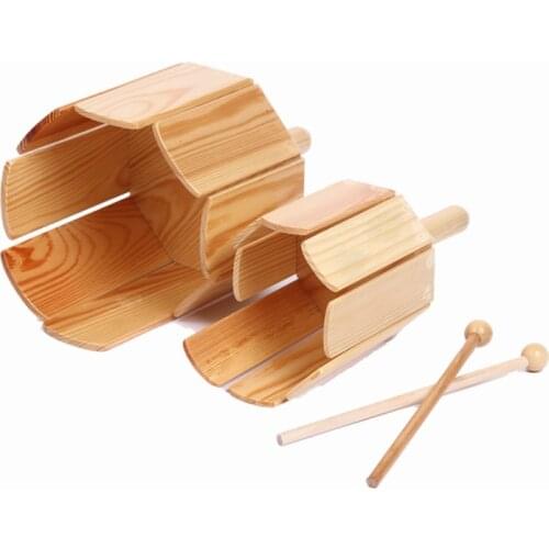 Music Instrument Childrens Percussion Wooden Toy Multi Sound Tube