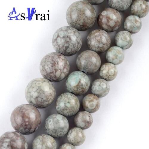 Natural Gray MAIFANITUM Stone Round Beads For Jewelry Making 6mm-10mm Spacer Loose Beads Diy Bracelets Necklace Jewellery 15"