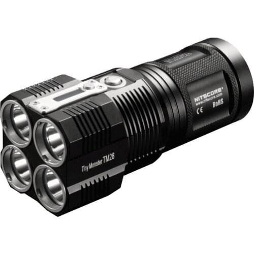 NITECORE TM28 set 6000 Lumens 18650 IP68 Aluminum Strong Rescue Tactical LED Flashlight lanterna de led