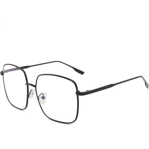 Retro Eyeglasses Large Square Frame Glasses Frame Oversized Glasses Frame for Women and Men Square Optical Glasses Eyewear